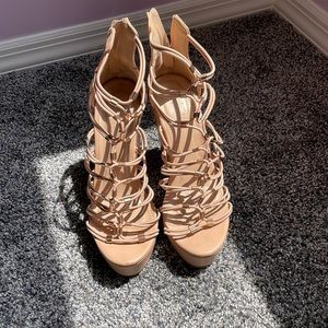 Strappy Wedge Sandal